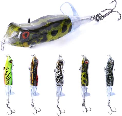 Amazon HENGJIA Fishing Lures 5PCS Pencil Popper Lures With