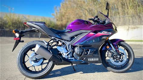 2023 Yamaha YZF-R3 Phantom Purple Walkaround Video @EastBayMotorsports01 - YouTube