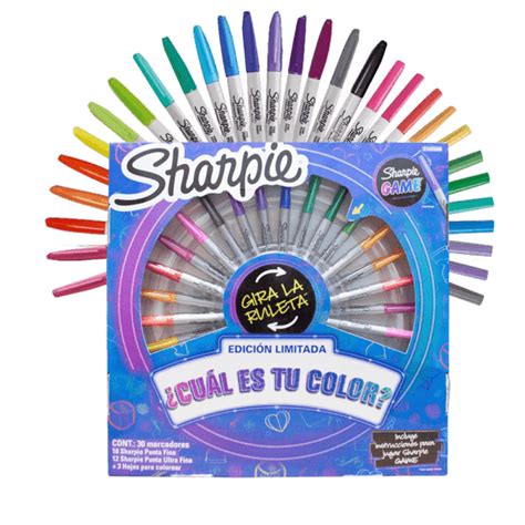 Marcadores Permanentes Sharpie Game Colores Punta Fina