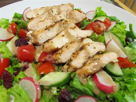 Jenn S Food Journey Grilled Chicken Salad With Creamy Balsamic Dressing