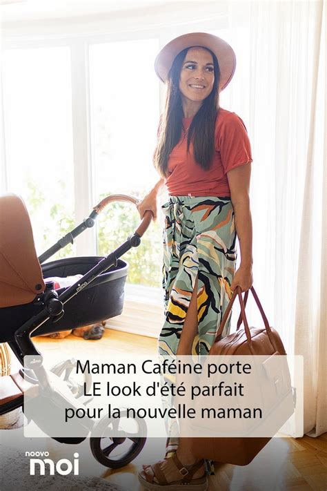 Maman Caf Ine Porte Le Look D T Parfait Pour La Nouvelle Maman Et