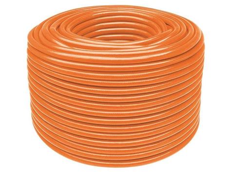 Mangueira Super Flex Em Pvc Laranja Para Jardim De Metros