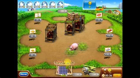 Веселая ферма 2 Фабрикатная 2 FarmFrenzy на золото - YouTube