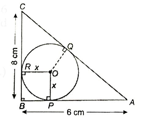 If A Right Angled Triangle ABC Of Maximum Delta Area Is Inscribed In A