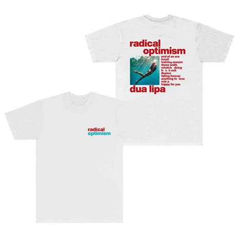 Dua Lipa Radical Optimism Tee New Logo T Shirts Summer Women Men