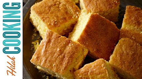 How To Make Cornbread Southern Cornbread Recipe Hilah Cooking Youtube