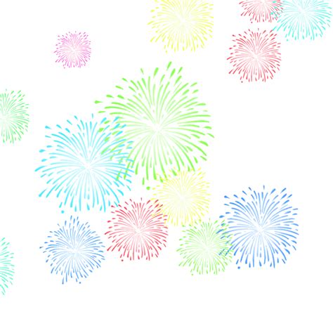 New Years Fireworks Hd Transparent, New Year Fireworks, Fireworks, New ...