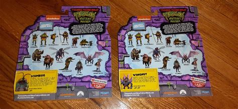 Ninja Turtles Mutant Mayhem Wave 2 Lot Of 4 Figures Mondo Gecko Wingnut Ebay