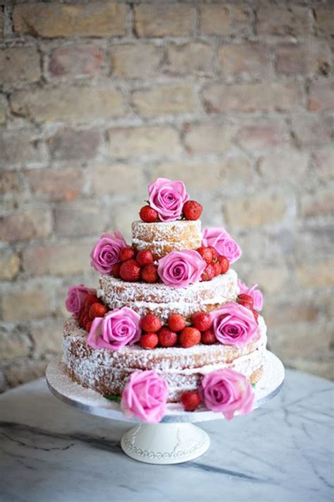 Best Images About Naked Wedding Cakes On Pinterest Seasons Snow White Wedding And Wedding