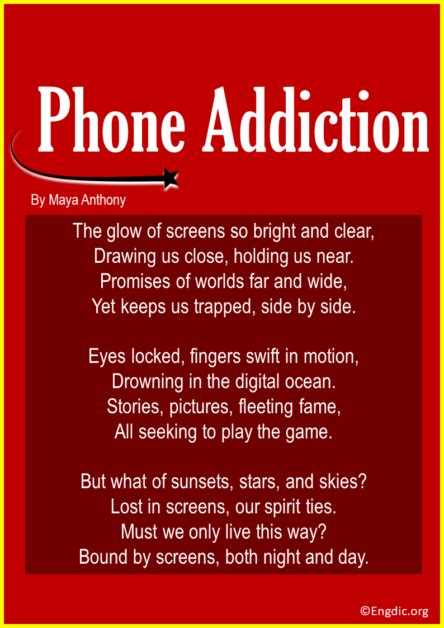 10 Best Poems About Phone Addiction EngDic