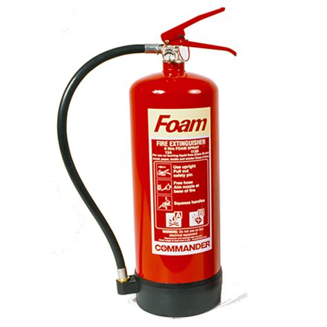 Buy 2 X 6 Litre 6l Foam Fire Extinguishers With Brackets Commander