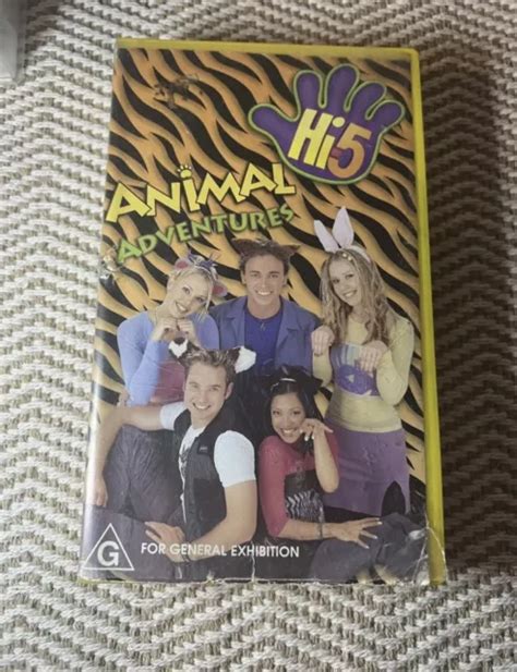 Vhs Video 2000 Hi5 Animal Adventures Music Dance Childrens 2000