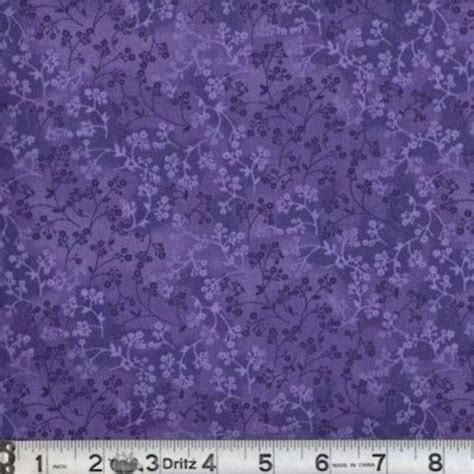 Purple Floral Fabric - Etsy