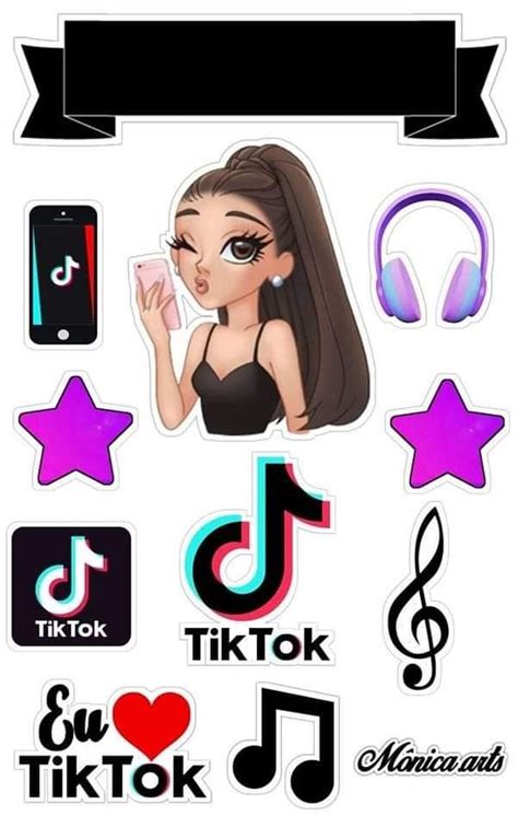 Pin Em Tik Tok Molde De Plaquinhas Bolo Plaquinhas Plaquinhas