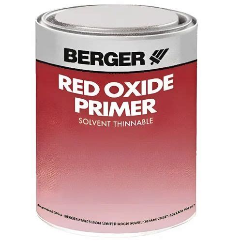 Berger Red Oxide Primer Paint Ltr At Rs In Charkhi Dadri Id