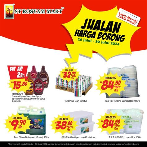 St Rosyam Mart Promotion Jualan Harga Borong July