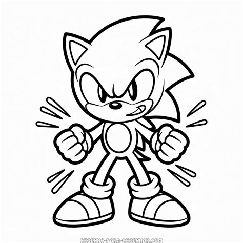 Sonic Desenho Para Desenhar - 5