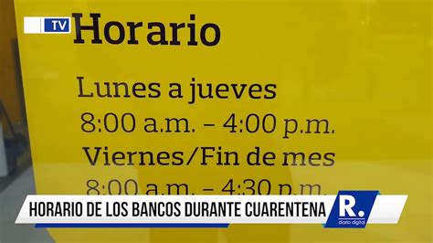 Este Es El Horario De Los Bancos En Colombia Durante Cuarentena Youtube