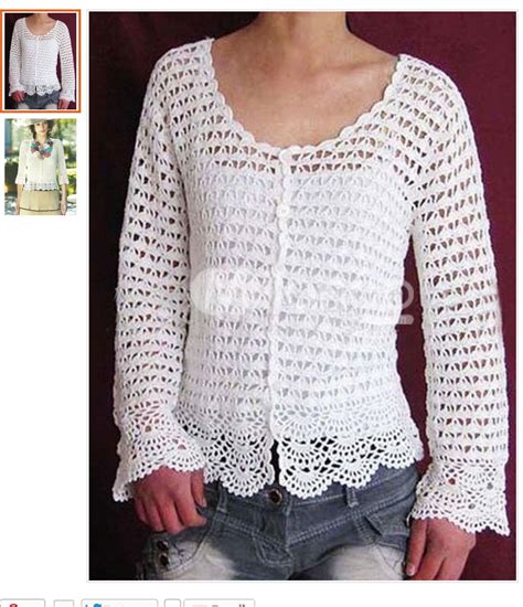 Chaqueta Verano Camisola De Crochet Modelos De Su Ter Blusas De Croch