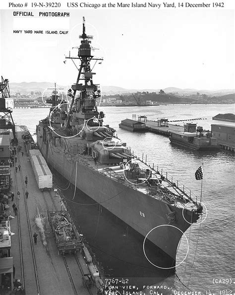 Usn Ships Uss Chicago Ca 29