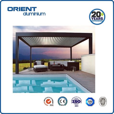 New High Quality Aluminium Pergola Bioclimatic System Pergola