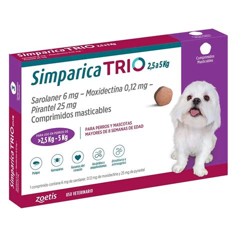 Simparica Trio A Kg Comprimidos