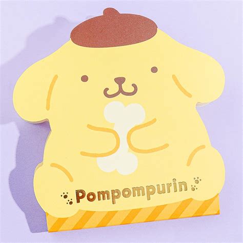 Pompompurin Favorite Things Hug Die Cut Memo Pad Blippo