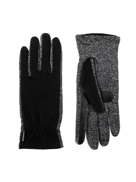 Isotoner Women S Smartdri Fleece And Spandex Stretch Glove With Gathered Wrist And Smartouch