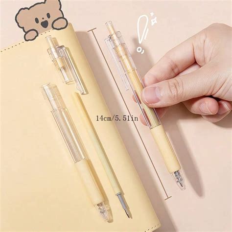 Morandi Style Retractable Ballpoint Pen Colorful Fresh Gel Pen