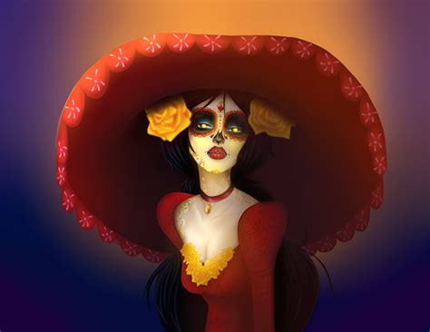 La Muerte Art Print Etsy