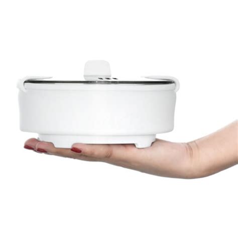 Foldable Electric Silicone Cooker Hot Pot Food Boiling Water Steamer