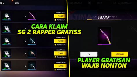 CARA KLAIM SG 2 UNGU RAPPER UNDERWORLD GRATIS TERBARU FF CARA