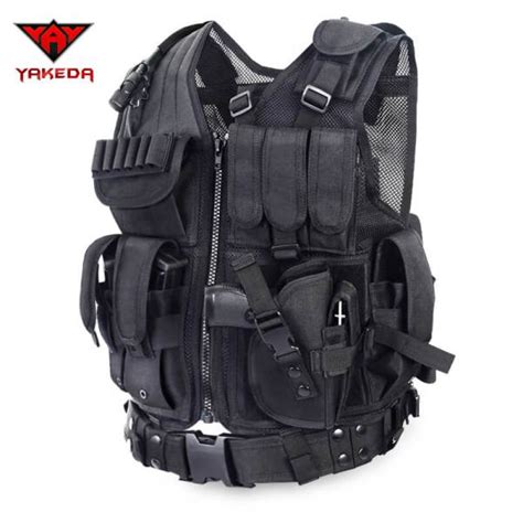 2017 Police Molle Gear Vest W Adjustable Waist And Shoulder Ninjaready