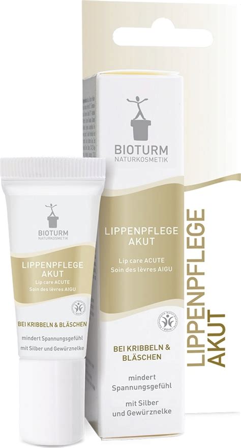 Bioturm Baume à Lèvres Akut N56 7 50 ml Boutique en ligne Ecco Verde