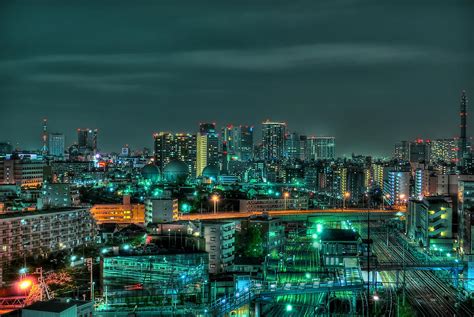 Yokohama Night Photograph by Copyright Artem Vorobiev