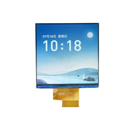 Ips Square Shape Tft Lcd Display Mipi With Touch Panel