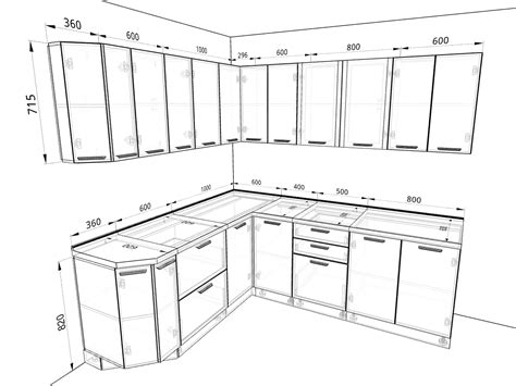 Купить Кухня "NORD" SALE, цвет канадский орех / смок, арт. 1 — 55977 руб.