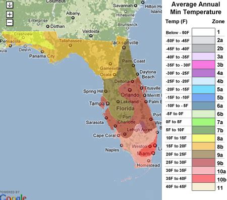 Florida Gardening Zones Map - Beautiful Insanity