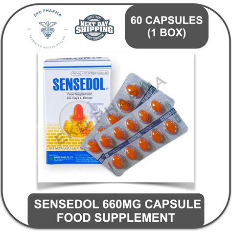 Sensedol Food Supplement 660mg Soft Gel Capsule L 1 Box 60 Caps L