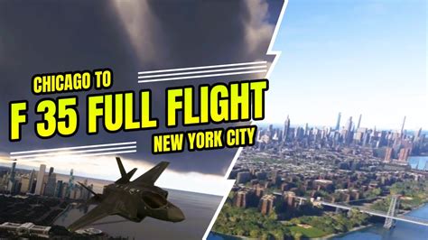 F Full Flight From Chicago To New York City Youtube