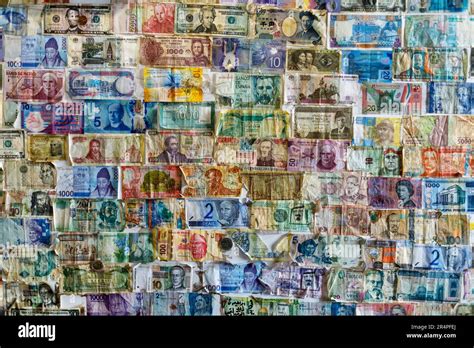 display of different currencies of the world Stock Photo - Alamy