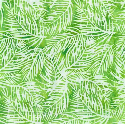 Banyan Batiks Flutter 80724 72 Citrus Green Palm Leaves By The Yard Jordan Fabrics