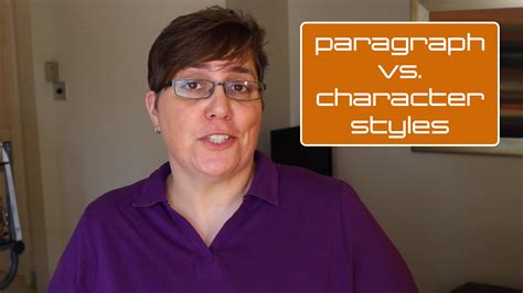 InDesign: Paragraph vs. Character Styles - Erica Gamet