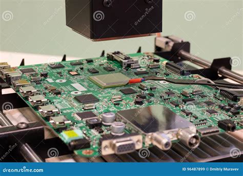 Infrared Soldering Station Ready For Work With BGA Chip Royalty-Free Stock Photo | CartoonDealer ...