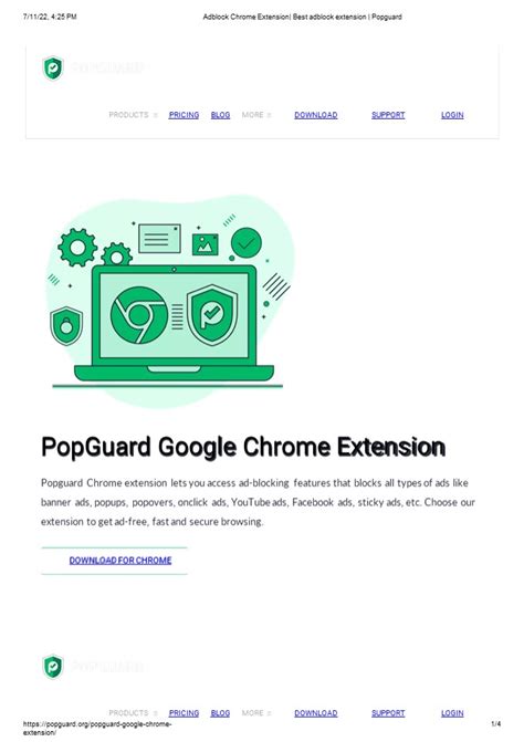 PPT – Adblock Chrome Extension_ Best adblock extension _ Popguard ... 