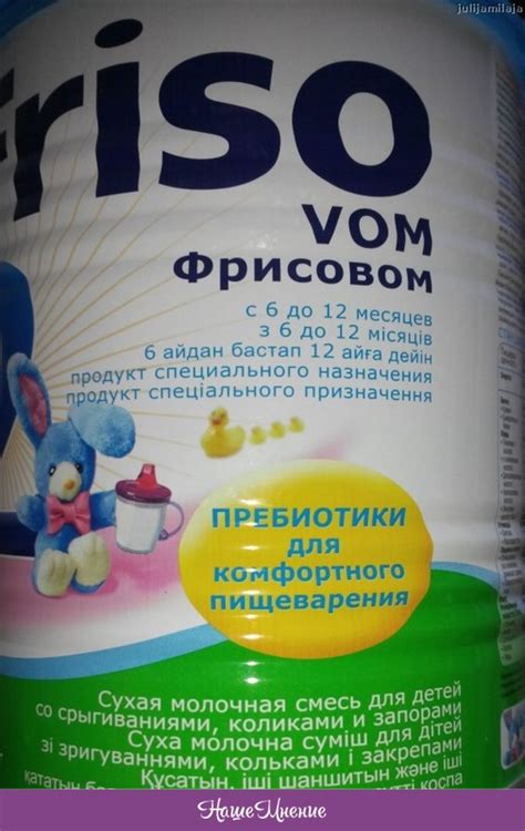 Отзывы Детская молочная смесь Friso Фрисовом 2 » НашеМнение - сайт ...