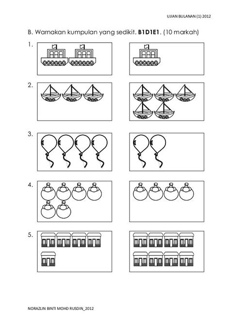 Lembaran Kerja Latihan Abakus Tahun 1 Kenali Abakus Tahun 1 Abacus