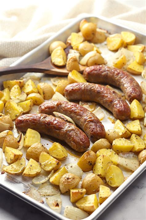 Sheet Pan Italian Sausage And Potatoes The Toasty Kitchen