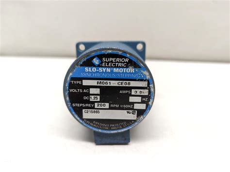 Superior Electric M061-CE08 Slo-Syn Synchronous Stepper Motor | eBay
