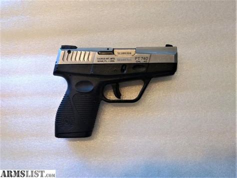 Armslist For Sale Taurus Pt740 Slim 40 Cal